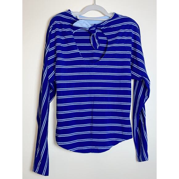 Free People Top - Ardmore Stripe in Blue - Size‎ Small - Picture 2 of 8